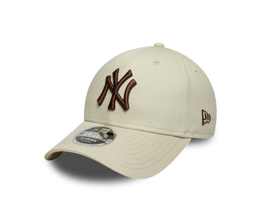 Kšiltovka New Era - MLB 9FORTY M-CROWN - NY Yankees - Stone / Deep Auburn
