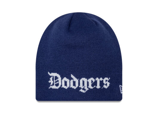 Kulich New Era - MLB Wordmark Skully Knit Thin - LA Dodgers - Royal
