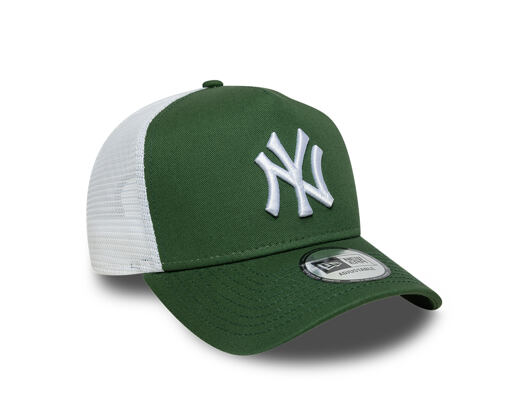 Kšiltovka New Era - MLB League Essential 9FORTY A-Frame Trucker - NY Yankees - Cilantro Green