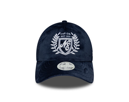 Dámská Kšiltovka New Era - Branded Velour 9FORTY M-CROWN A-Frame Trucker - Navy