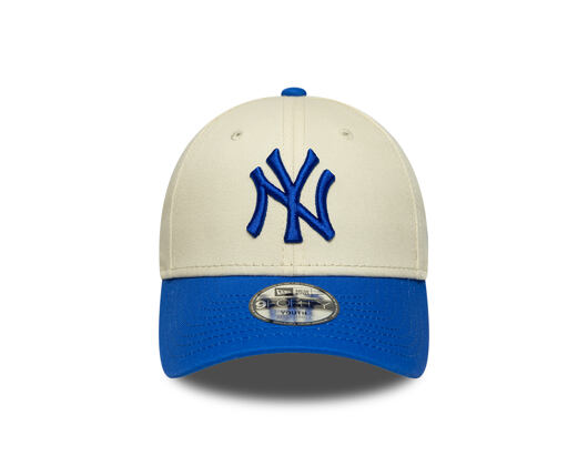 Dětská Kšiltovka New Era - MLB Essential 9FORTY - NY Yankees - Cream / Blue