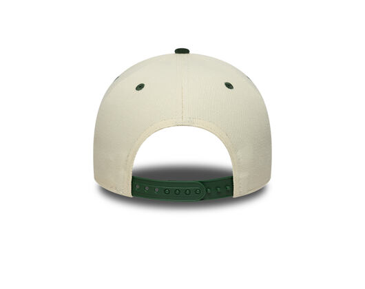 Kšiltovka New Era - MLB Wordmark Suede 9FORTY A-Frame - NY Yankees - Cream / Cilantro Green