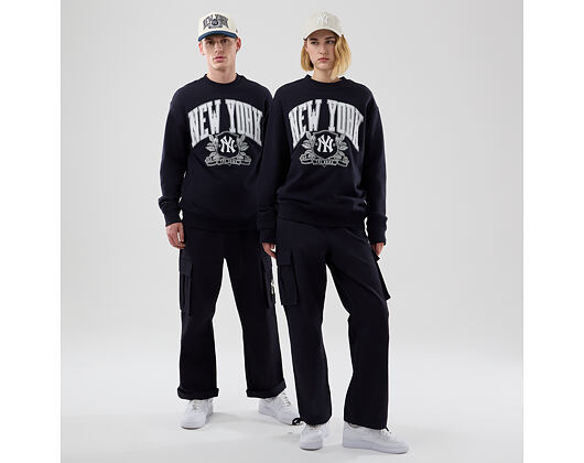 Mikina New Era - MLB Arch Graphic Crewneck - NY Yankees - Navy
