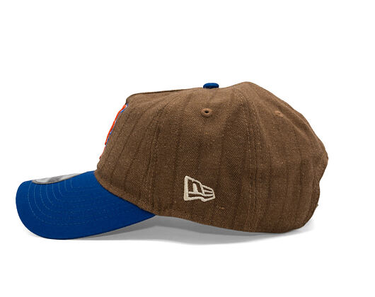 Kšiltovka New Era × Three Looms - Chestnut Pinstripe 9TWENTY A-Frame - New York Mets