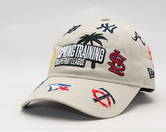 Kšiltovka New Era - MLB Grapefruit League Scatter 9TWENTY - Grapefruit League Logo - Stone