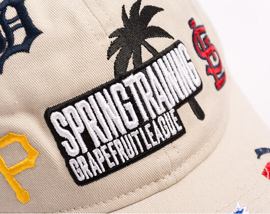 Kšiltovka New Era - MLB Grapefruit League Scatter 9TWENTY - Grapefruit League Logo - Stone