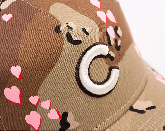 Kšiltovka New Era - MLB Camo Hearts - Chicago Cubs - MLB - Desert Camo