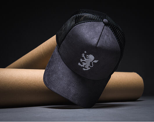 Kšiltovka New Era - Faux Suede 9FORTY A-Frame Trucker - ASTON VILLA FC - Graphite