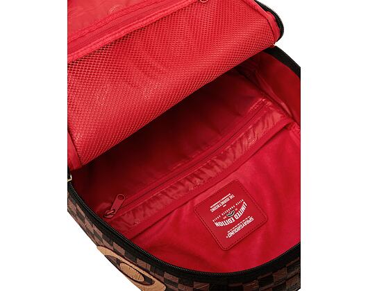 Batoh Sprayground - Embossed Check Brown Backpack