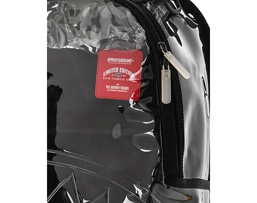 Batoh Sprayground - Gun Metal Colors Clear Backpack