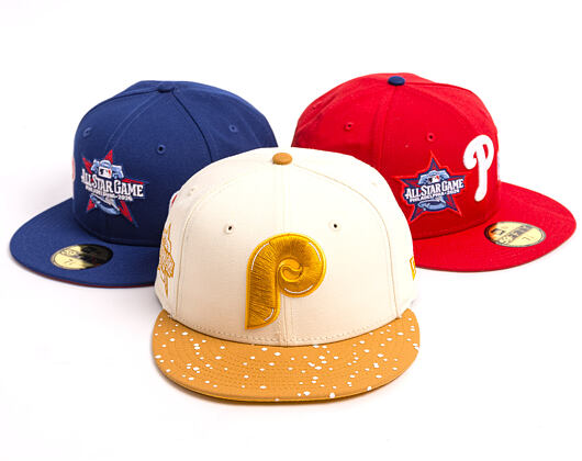 Kšiltovka New Era - MLB All Star Game 2026 59FIFTY - Philadelphia Phillies - Cream / Panama Tan