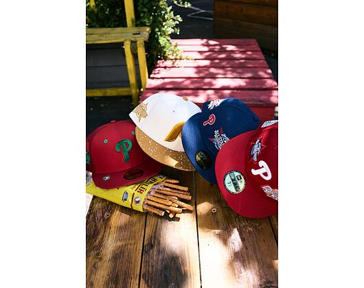 Kšiltovka New Era - MLB All Star Game 2026 59FIFTY - Philadelphia Phillies - Cream / Panama Tan