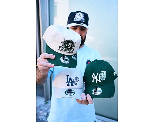 Kšiltovka New Era - MLB Food Icon 9FORTY - NY Yankees - Cilantro Green / Cream