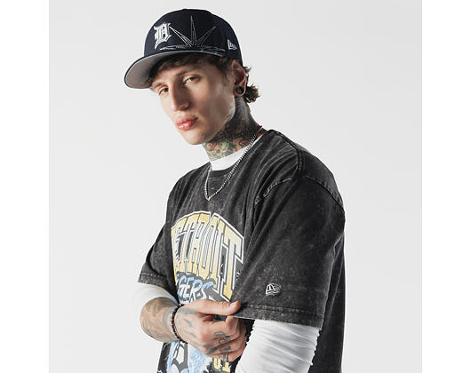Triko New Era - MLB Lifestyle Graphic Tee - Detroit Tigers - Black