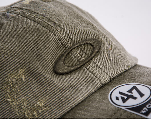 Kšiltovka Oakley - ‘47 Reserve Distressed Cap - Deep Olive