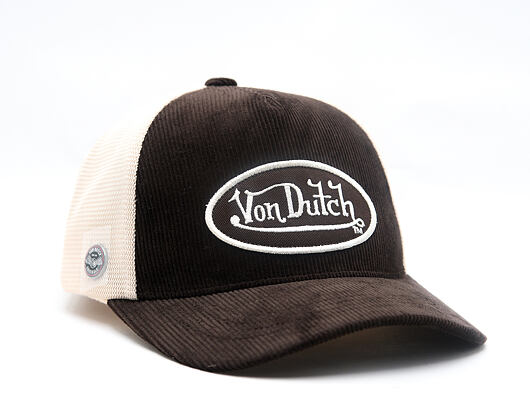 Kšiltovka Von Dutch - Baseball - Corduroy Patch Premium - Brown
