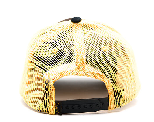 Kšiltovka Von Dutch - Baseball - Print & Embroidery - Yellow / Brown