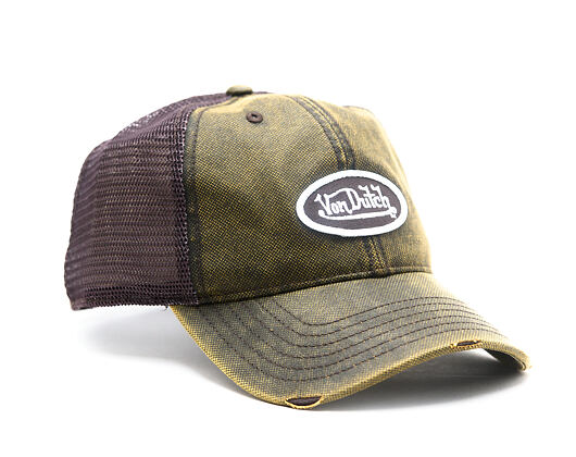 Kšiltovka Von Dutch - Baseball - Coated Cotton Patch - Green