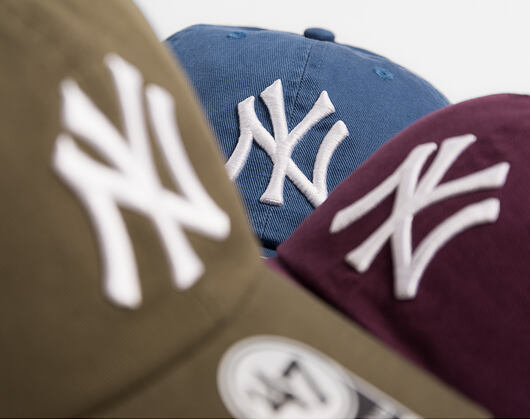 Kšiltovka '47 Brand - MLB Clean Up - NY Yankees - Plum
