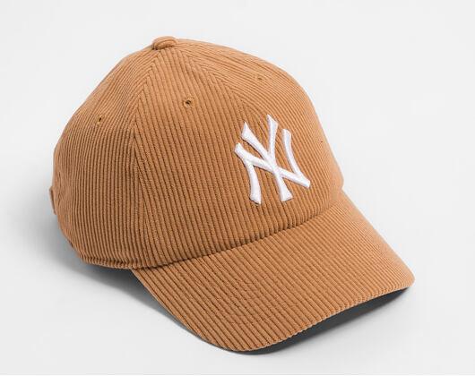 Kšiltovka '47 Brand - MLB Thick Cord CLEAN UP - NY Yankees - Camel