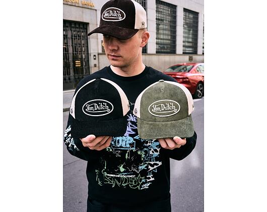 Kšiltovka Von Dutch - Baseball - Corduroy Patch Premium - Brown