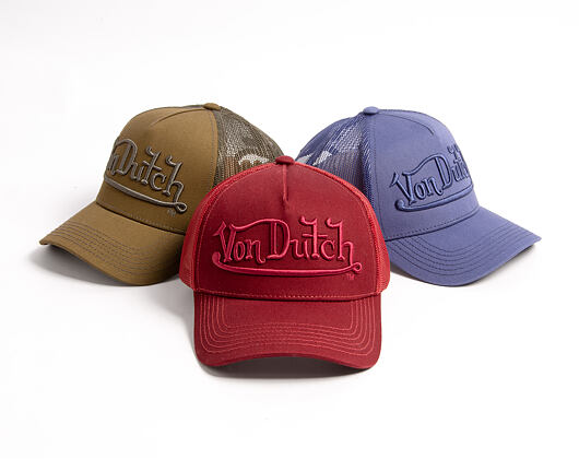 Kšiltovka Von Dutch - Baseball - 3D Embroidery - Red