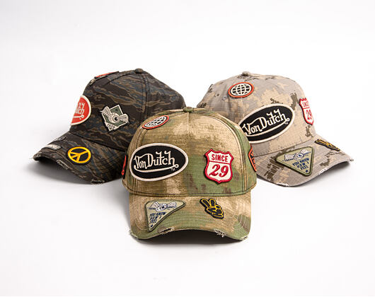 Kšiltovka Von Dutch - Baseball - Camo Patch - Camo
