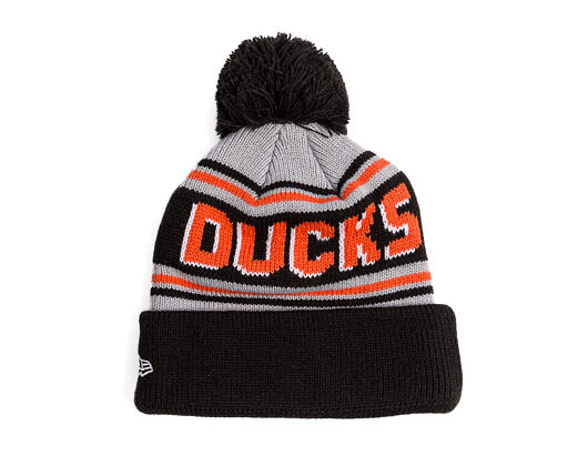Kulich New Era - NHL Evergreen Wordmark Pom Medium Knit - Anaheim Ducks - Team Color