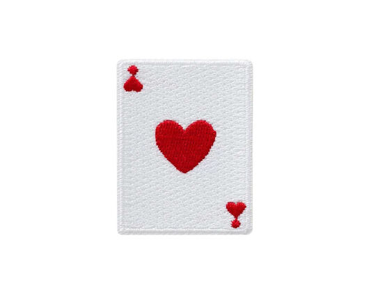 Nažehlovačka Monoquick - Srdcová karta 5,1 x 3,9 cm