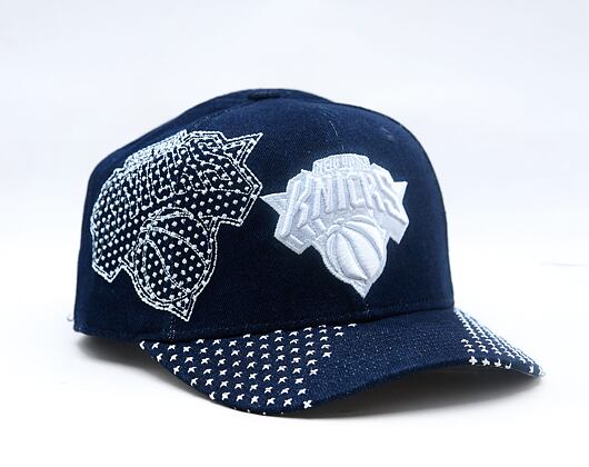 Kšiltovka Mitchell & Ness - NBA Run Stitch Pro Snapback - New York Knicks - Blue