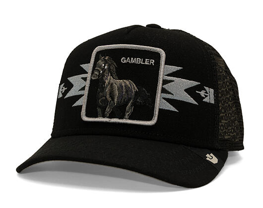 Kšiltovka Goorin - Canyon Gambler - Horse - Black
