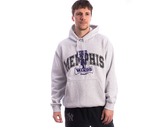 Mikina Huf - Three 6 Mafia Memphis Po Hoodie - Heather Grey