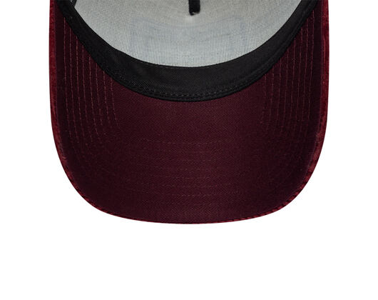 Kšiltovka New Era - Branded Cord Visor 9FORTY A-Frame Trucker - Maroon / Stone