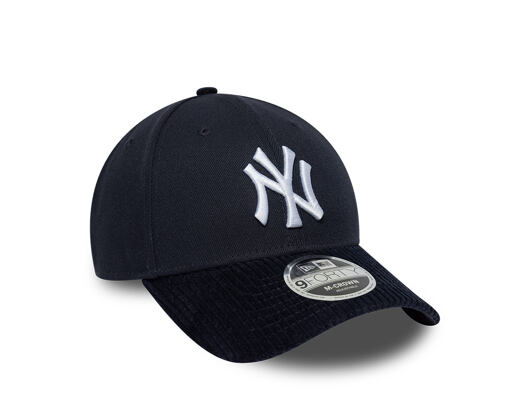 Kšiltovka New Era - MLB Cord Visor 9FORTY M-CROWN - NY Yankees - Navy