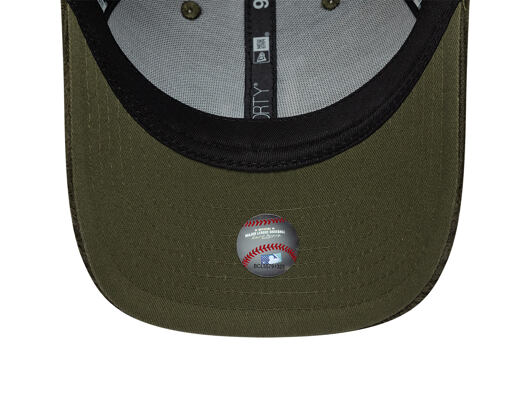 Kšiltovka New Era - MLB Cord Visor 9FORTY M-CROWN - LA Dodgers - New Olive