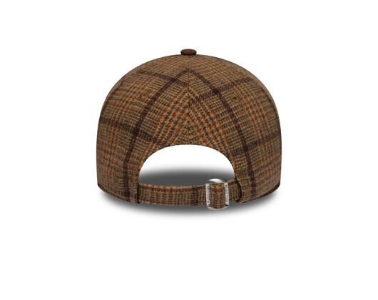 Kšiltovka New Era - MLB Mix Check 9TWENTY - LA Dodgers - Chestnut Brown / Stone