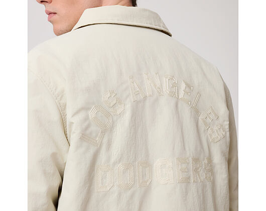 Bunda New Era - MLB Coaches Jacket - LA Dodgers - Stone