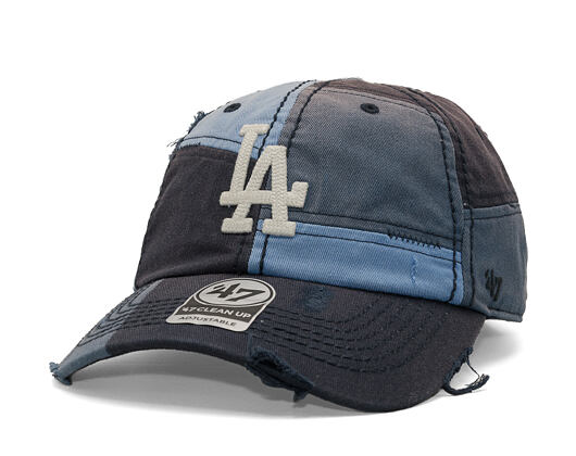Kšiltovka '47 Brand - MLB Worn In Patched CLEAN UP - LA Dodgers - Navy