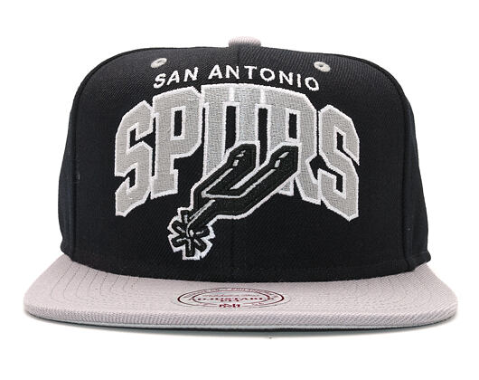 Kšiltovka Mitchell & Ness Team Arch 2 Tone Snapback San Antonio Spurs Black / Grey
