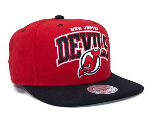 Kšiltovka Mitchell & Ness New Jersey Devils Double Arch Red/Black Snapback