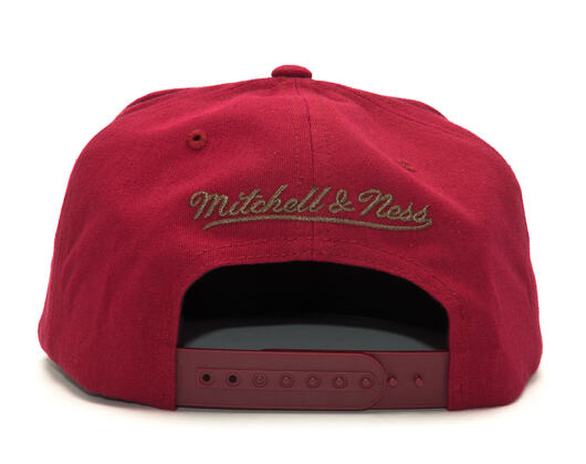 Kšiltovka Mitchell & Ness Dark Agent Miami Heat Red Snapback