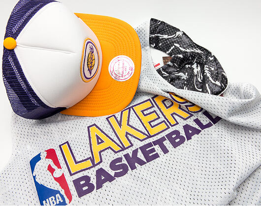 Dres Mitchell & Ness Technical Foul Reversible Mesh Los Angeles Lakers White/Black
