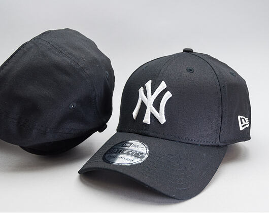 Kšiltovka New Era - 39THIRTY League Basic - NY Yankees - Black / White