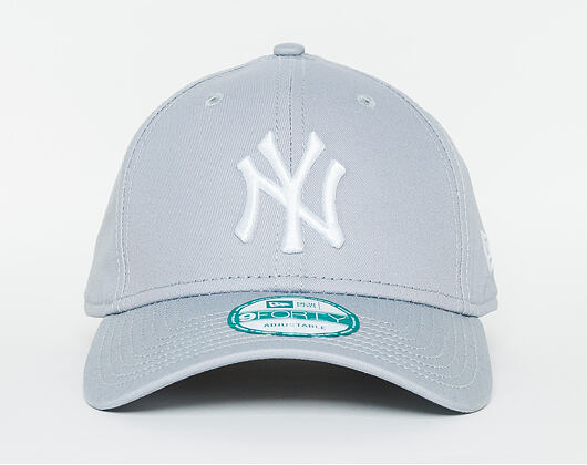 Kšiltovka New Era - MLB Essential 9FORTY - NY Yankees - Gray / White