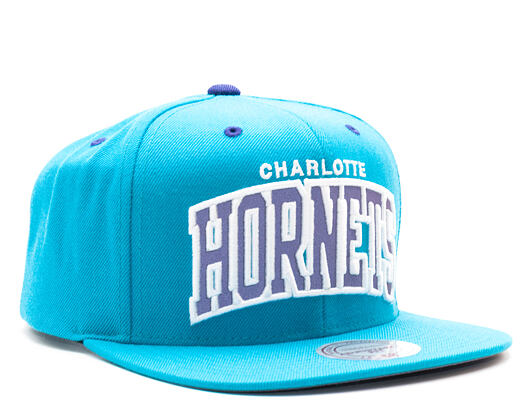 Kšiltovka Mitchell & Ness Reflective Arch Charlotte Hornets Teal Snapback