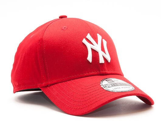 Kšiltovka New Era League Basic New York Yankees Scarlet 39THIRTY Stretchfit