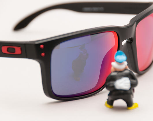 Sluneční brýle Oakley Holbrook Matte Black / Positive Red Iridium