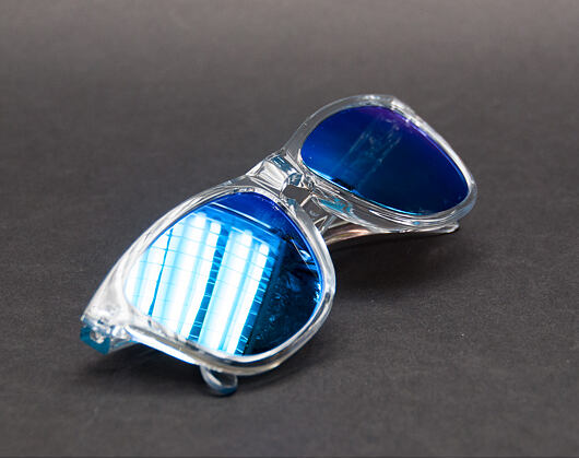 Sluneční Brýle Oakley Frogskins Crystal Clear / Saphire Iridium - OO9013-A6