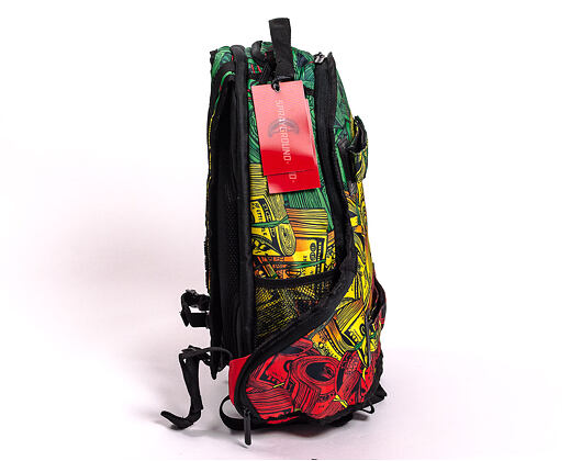 Batoh Sprayground Rasta Money Skate