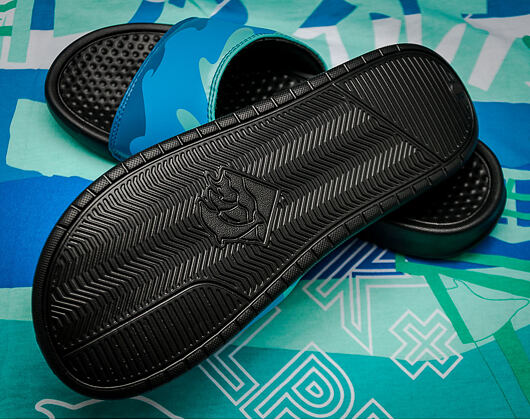Pantofle Pink Dolphin Ocean Slides Black